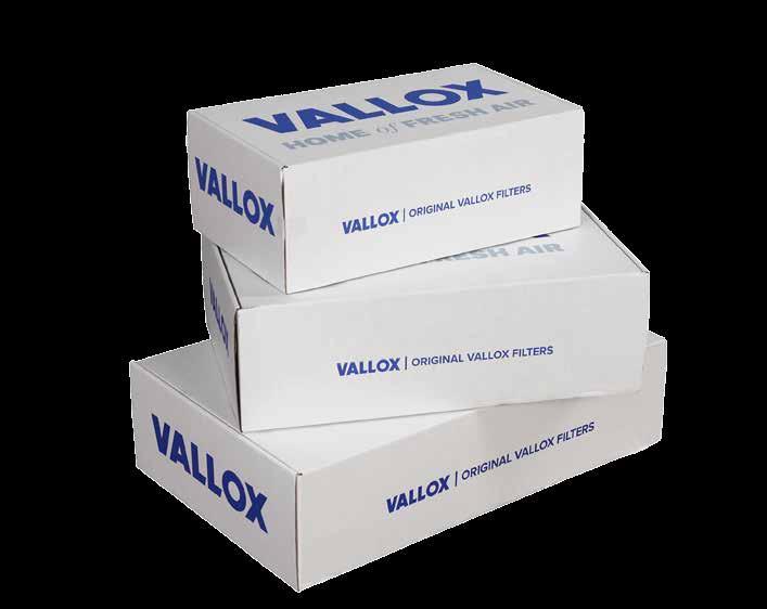 Vallox alkuperäissuodattimet myydään