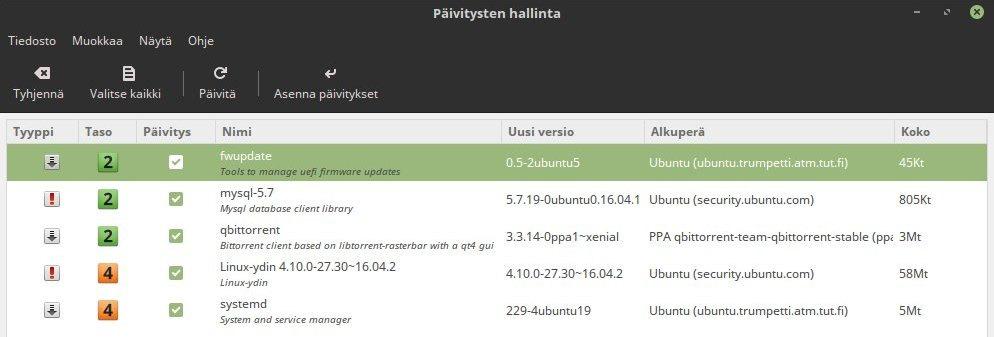 Jatkossa päivitä kaikki mahdolliset ohjelmat ilmoituskilven kautta säännöllisesti.