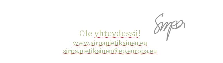 Kiitos osallistumisesta! Tästä ja muista aiheista voit lukea osoitteesta www.