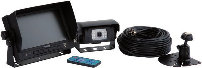 Lisäkameraksi sopii ST052 Kamera (ST053): vedenkestävä, IP69K 2 kpl infrapuna LED-merkkivaloa infrapunaetäisyys (IR) n.