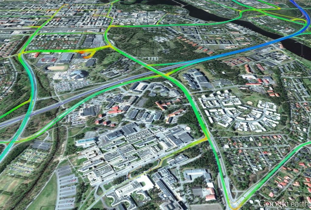 Viikon hälytysajot, havainnot sekunnin välein Always green at traffic lights 230 hälytysajoa 1 600