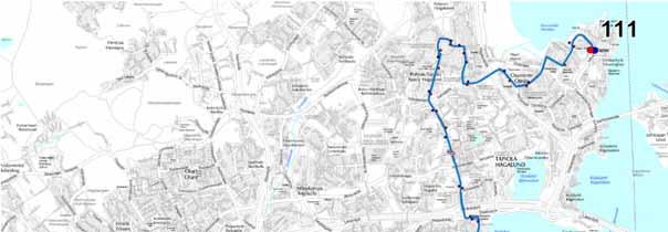 23 Kuva 17. Linjan 111 reitti. Linja 112 Linja 112 liikennöi Tapiolasta Niittykummun kautta Matinkylään.