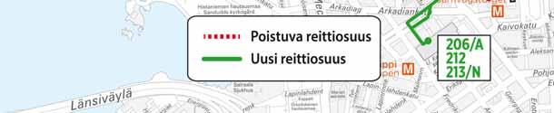 Sujuvin vaihtomahdollisuus linjan 550 ja metron välillä Tapiolassa on Tapiolan