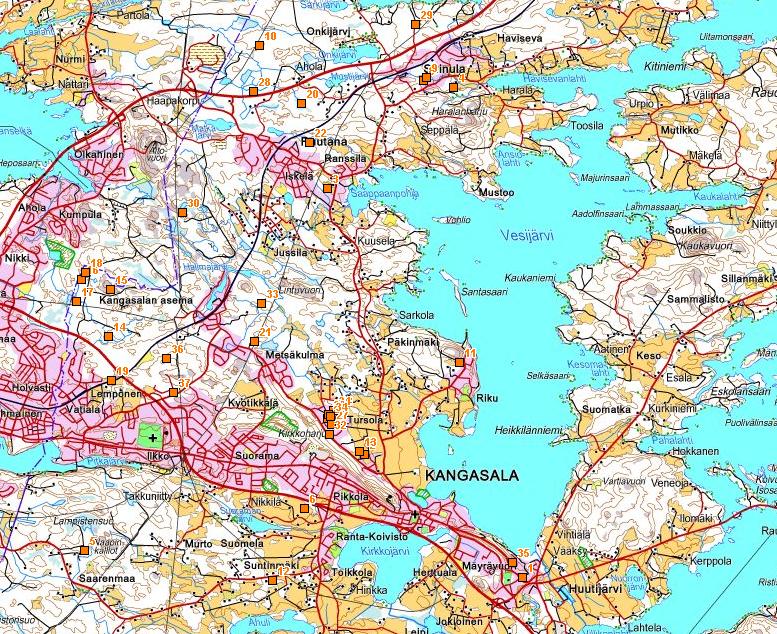 34 kohteesta, kauppahinnasta, luovuttajasta sekä luovutuksen saajasta. (Maanmittauslaitos 2014.) Kuvio 12.