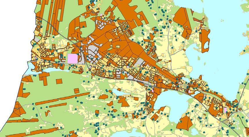 39 järjestyksessä osoittaa suunnittelutarvealueeksi alueen, jolla on sijaintinsa vuoksi odotettavissa suunnittelua edellyttävää yhdyskuntakehitystä tai alueen ympäristöarvojen vuoksi on tarpeellista