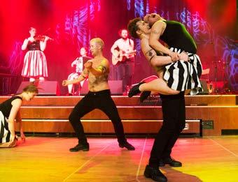 lähes viidenkymmenen ryhmän voimin. Kansainvälisen kansantanssin tuulahduksen tuovat Folk Dance Group Peda Latviasta ja Grupo Folclórico das Lavradeiras da Meadela Portugalista.