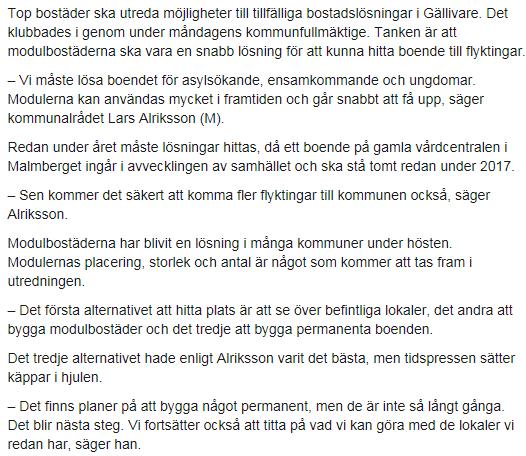 menossa Tillfälliga