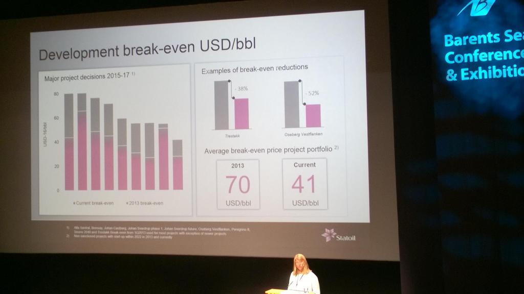 Konserndirektør Margareth Øvrum, Statoil ASA Lisää