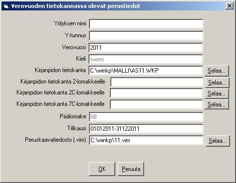 Asteri Tuloveroilmoitus KÄYTTÖOHJEET 31/51 - verovuoden perustiedot: Tehdyt muutokset vaikuttavat kaikkien lomakkeiden #-kaavoilla koodattujen kenttien arvoihin.