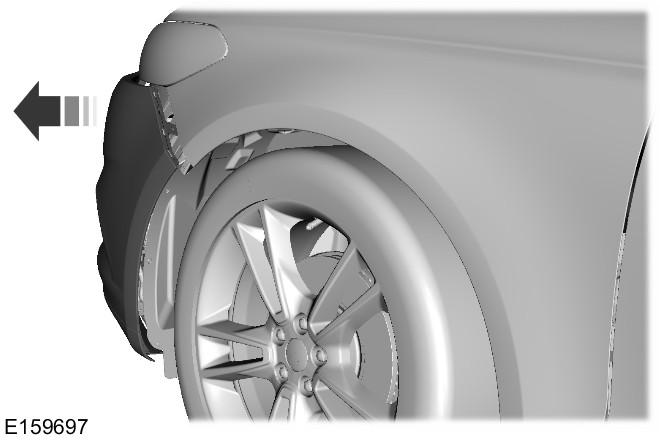 ulko-osaa auton etupuolelta 4 tuumaa (10 cm) eteenpäin. 7.