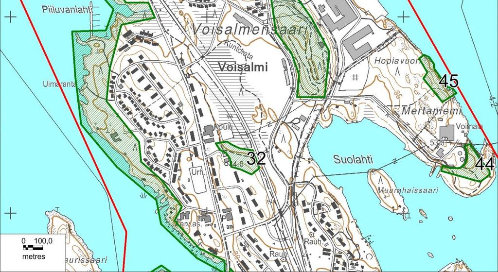 4 Itäosa Kohteiden rajaukset on esitetty kuvissa 17 ja 20 ja liitteessä 1. 33. Pappilanniemi Pappilanniemi on Lappeenrannan arvokkain lehtoalue.