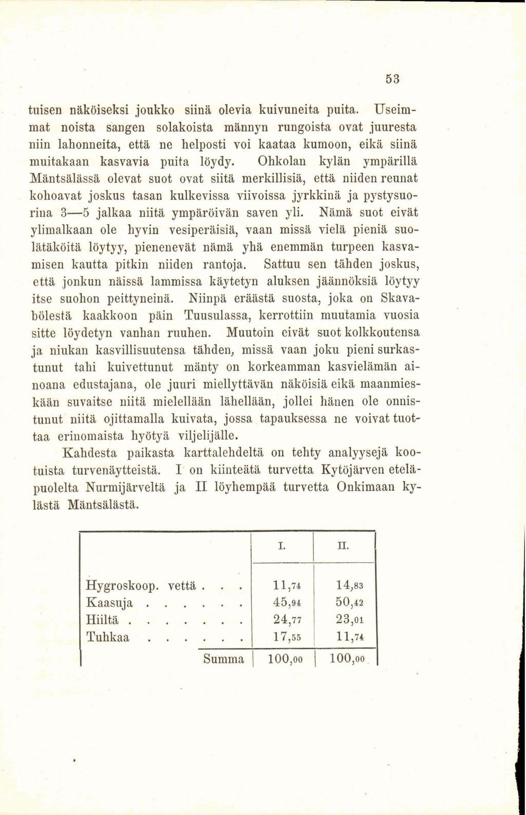 tuisen näköiseksi joukko siinä olevia kuivuneita puita.