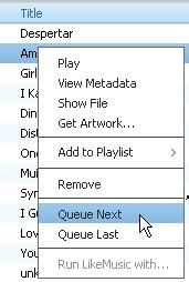 1 Valitse musiikkitiedosto kohdassa Kirjasto > Musiikki. 2 Napsauta tiedostoa hiiren kakkospainikkeella ja valitse View Metadata (Näytä metatiedot).