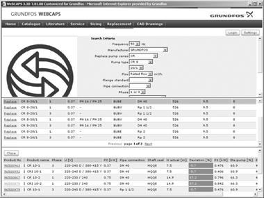 analysoit valitun pumpun sisäänrakennetun elinkaarikustannusten laskentatyökalun avulla määrittelet virtausnopeuden jätevesisovelluksissa jne.