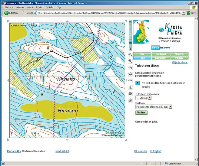 METSÄSTÄJÄLLE, SUUNNISTAJALLE, KALASTAJALLE, LUONNOSSA LIIKKUJALLE www.karttapaikka.fi Maastokartat koko Suomesta.