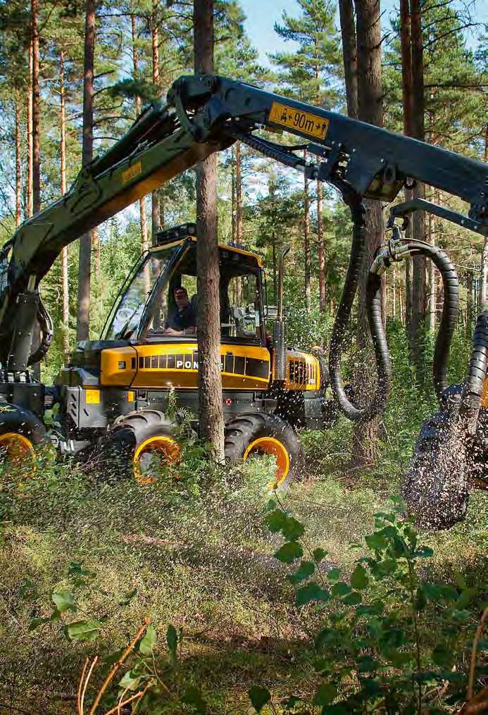 HIILINEUTRAALI ENERGIANTUOTANTO Kuva 9. Metsäkoneteknologian tärkeä rooli puun hankinnassa.