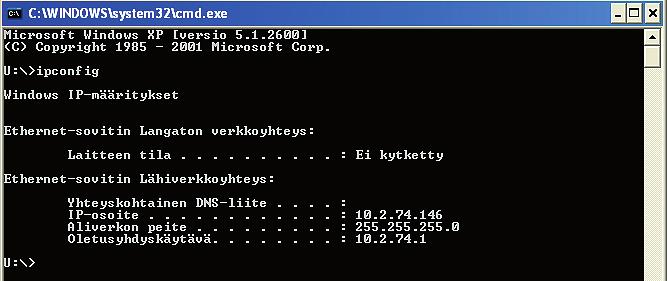 1.3.1 IP-asetukset Järjestelmäasetukset ->Verkkoasetukset -> IP-asetukset IP-asetukset DHCP Pois > Gateway-osoite 0.0.0.0 > Aliverkon maski 0.0.0.0 > IP-osoite 0.0.0.0 > Nimipalvelimen osoite 0.0.0.0 > IP-asetukset IP osoitteen asettaminen DHCP toiminnon avulla: 1.