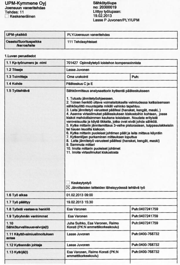Sähkötyölupa