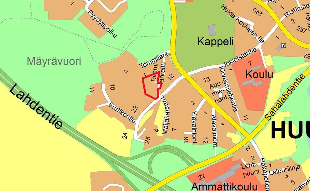 KANGASALAN KUNTA TEKNINEN KESKUS HUUTIJÄRVEN ASEMAKAAVAN MUUTOS, JOKIOISTENTIE 1. PERUS- JA TUNNISTETIEDOT PÄIVÄYS 7.8.