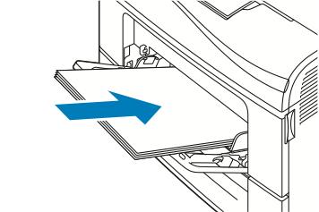 Paperit ja muu tulostusmateriaali Tukkeumien ja virhesyöttöjen välttämiseksi älä poista paperia pakkauksesta ennen käyttöä. 5. Aseta paperi alustalle.