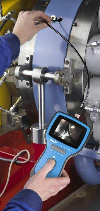Videointimahdollisuus helpottaa ja nopeuttaa tarkastusta SKF TKES 10 -endoskooppisarja SKF:n endoskoopit ovat erinomaisia työvälineitä koneiden kunnon alustavaan