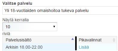 Täällä määritelty subventio on aina oletuksena uutta