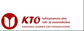 KOULUTUSKALENTERI VUODELLE 2016 KTO tarjoaa Varsinais-Suomen kehitysvammaisten henkilöiden kanssa työskenteleville koulutuksia.