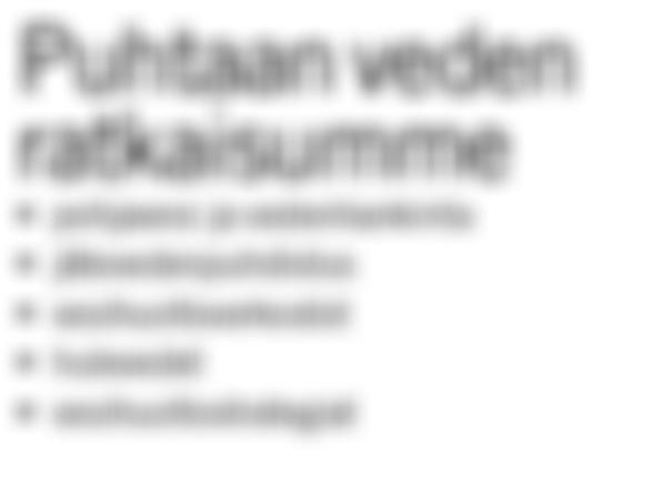 fi/vesi vaihde 010 1133 Kokonaisratkaisut vesihuoltoon Puhdas- ja jätevesipumput, uppopumput,
