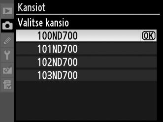 Valitse kansio 1 Valitse Valitse kansio. Valitse Valitse kansio ja paina 2. 2 Korosta kansio. Korosta kansio painamalla 1 tai 3. 3 Vahvista korostetun kansion valinta.