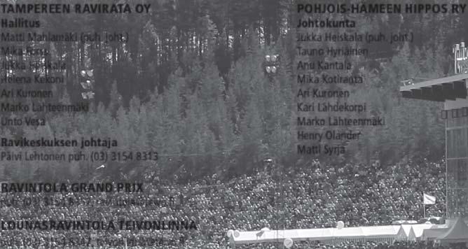 teivo.fi teivo@teivo.fi POHJOIS-HÄMEEN HIPPOS RY Johtokunta Jukka Heiskala (puh. joht.