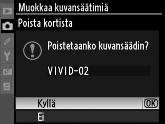 Mukautettujen Picture Control -säätimien siirtäminen Mukautetut Picture Control -säätimet, jotka on luotu käyttäen ViewNX-ohjelmiston tai lisävarusteena hankittavan ohjelmiston kuten Capture NX 2:n