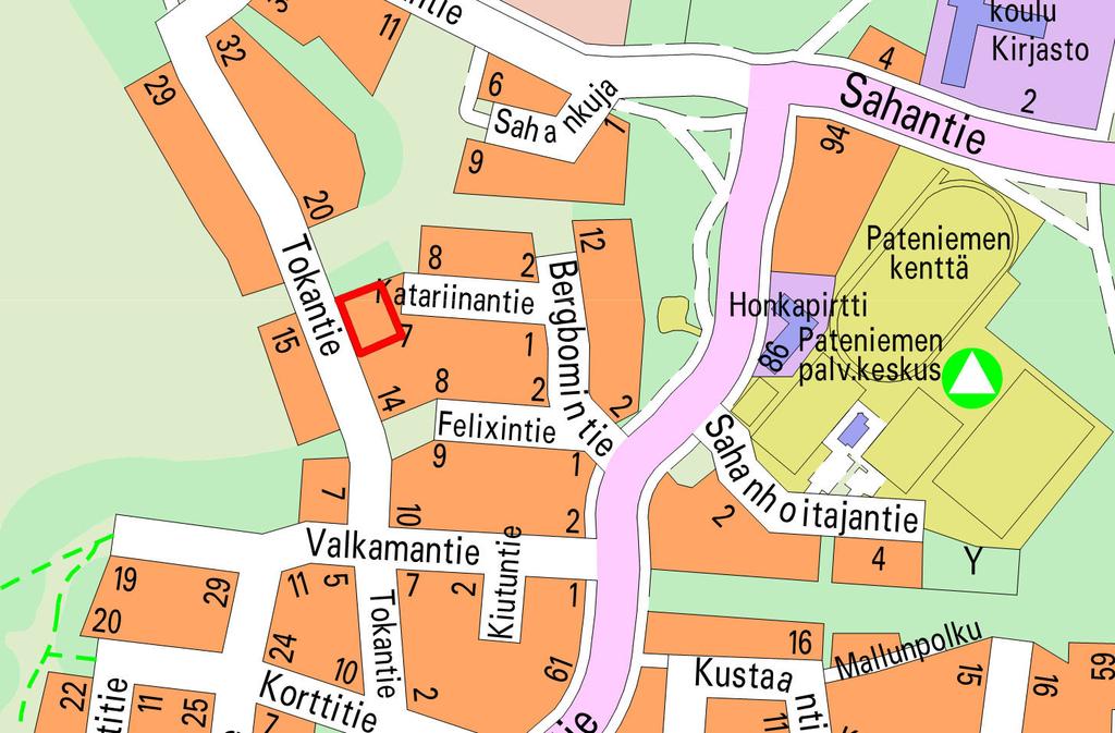 korttelin 57 tonttia nro 1 koskevaan asemakaavaan (Tokantie 16)