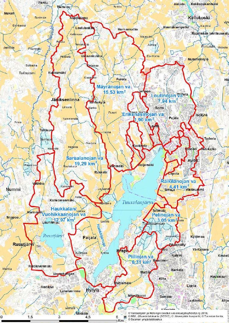 Kosteikot Tuusulanjärven alueella; esimerkkinä Mäyränoja Järvenpäätalo 10.