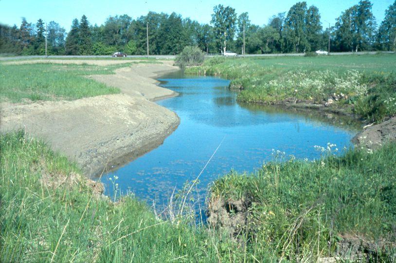 Räikilänojan laskeutusallas - toteutus: projektivaroilla vuonna 2001 (pituus 100 m,