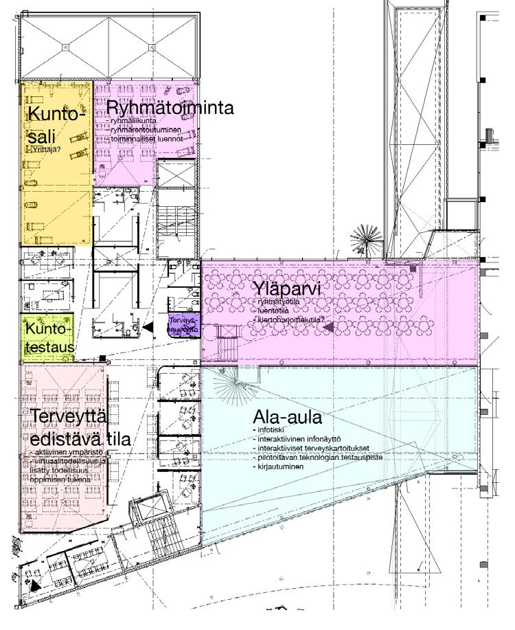 Yli 700 neliömetrin tilat sijaitsevat Saimaa Stadiumin