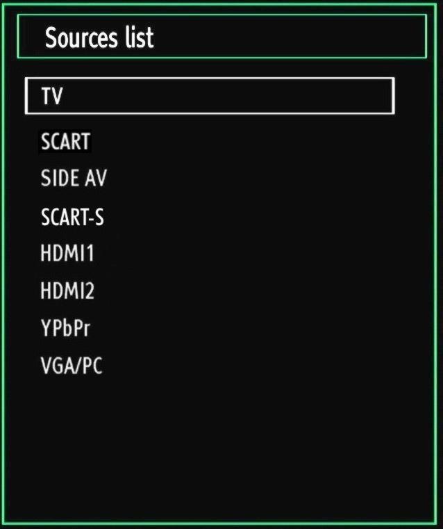 Note: When the TV is switched to standby mode, standby LED can blink to indicate that features such as Standby Search, Over Air Download or Timer is active.