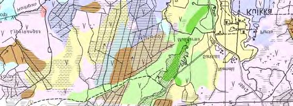 Multiharju 0754117 Maaperä Kartta 3 ± Merkkien selitys Pohjavesialueen raja