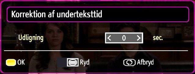 Gul knap: Skifter visningsstil. Blå knap: Ændrer medietype. Følgende menu vises under afspilning af en videofil: Jump (Spring) (talknapper): spring til den valgte file med talknapperne.