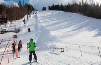 Kelkkarata avataan lumitilanteen salliessa ja parhaimmillaan se on helmi maaliskuussa.