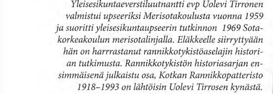 Haminaa atamanirrhf- UOLEVI TIRRONEN Kr (/iston-^ \ \ 1 niemi Pusaan \.
