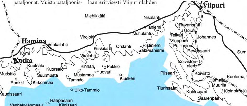 Koivisto ja Viipurinlahti olivat selvemmin osa Kannaksen puolustusta kuin valtakunnallista meripuolustusta.