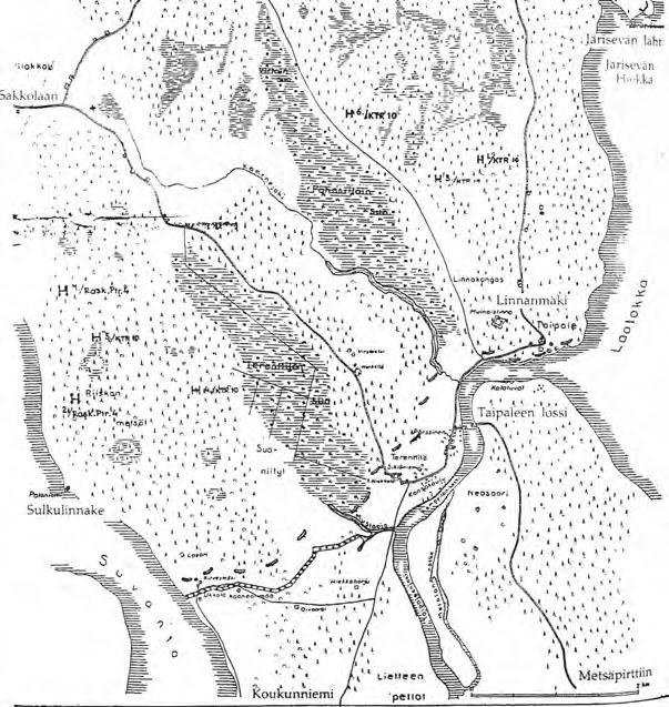 Kaarnajoen patteri oli myös mukana torjumassa jäitse tapahtuvia panssarivaunujen hyökkäyksiä Ylläppäänniemeen 11.2. ja Järisevän patterille 19.2.1940.