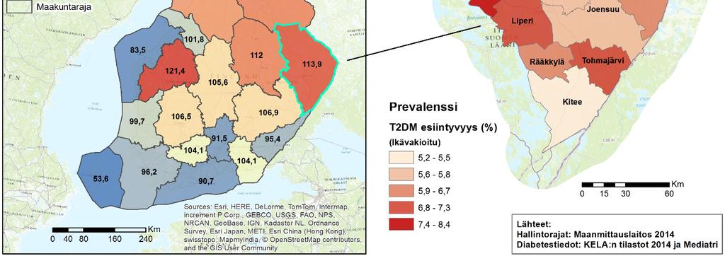 Indeksi perustuu kolmeen muuttujaan: kuolleisuuteen, työkyvyttömyyseläkkeellä olevien osuuteen työikäisistä ja erityiskorvattaviin lääkkeisiin oikeutettujen osuuteen väestöstä.