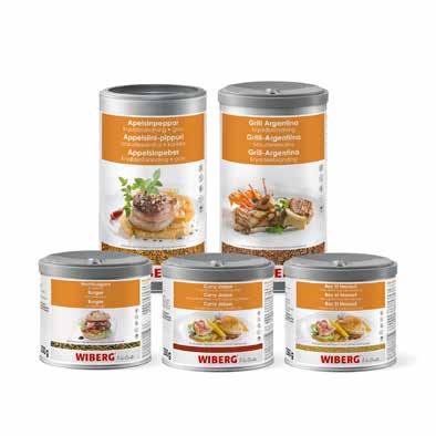 WIBERG MAUSTEET JA MAUSTESEKOITUKSET WIBERG SPICES AND MIX SPECIALITIES 5 196179 Anis kokonainen 500g/1200ml 6 prk Itävalta 222797 Appelsiinipippuri 770g/1200ml 6 prk Itävalta 196267 Bourbon vanilja