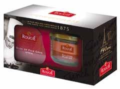 Rougié Hanhenmaksabloc Sauterness 145g 15467 12 kpl Rougié Hanhenmaksabloc 210g 015466 12 prk Rougié Hanhenmaksabloc 75g 016489 24 kpl Rougié Hanhenmaksabloc 75g ja