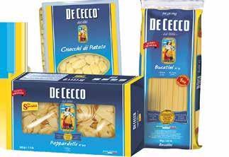 DE CECCO PASTAT JA MUUT TUOTTEET DE CECCO PASTA AND OTHER PRODUCTS 3 DE CECCO PASTAT JA MUUT OSX6012 Spagetti pitkä pasta 3kg 4 ps OSX6007 Linguine soikeareunainen pitkä pasta 3kg 4 ps OSX6023