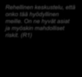 (R2) Se on kiva tapa infota, että lapselle tulee oma ja vanhemmille oma