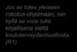 (R2) Kun kysyin tyttäreltä, että mistä tietoa kannattaisi hakea netistä, hän