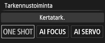 Pikaopas f : TarkennustoimintaN S AF-pisteN Aseta objektiivissa oleva tarkennustavan kytkin <f>-asentoon. Paina <Zf>-painiketta.