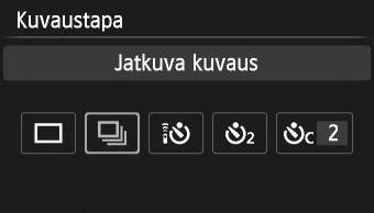 Pikaopas i: ISO-herkkyysN Paina <i>-painiketta. Valitse ISO-herkkyys painamalla <U>-painiketta tai kääntämällä <6>-valitsinta ja paina sitten <0>-painiketta.